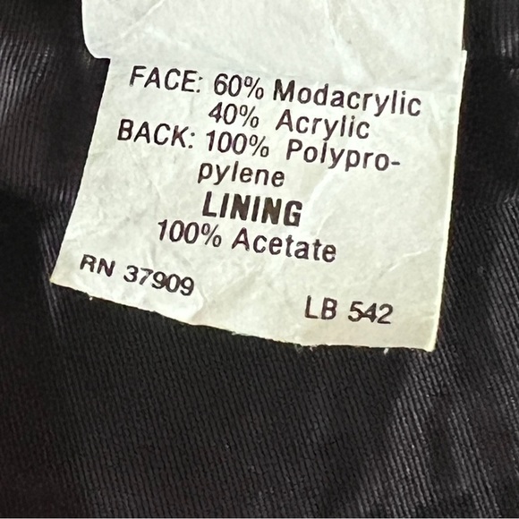 Monterey in the USA vintage faux mink coat size 14 - Picture 10 of 11